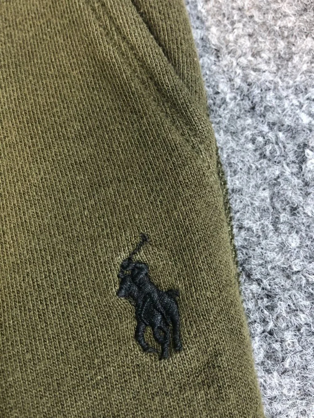 Polo Ralph Lauren Sweatpants Mens Green Small Drawstring Elastic Waist Pockets